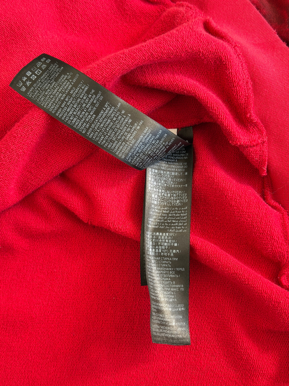 Balenciaga SS23 red skater hoodie