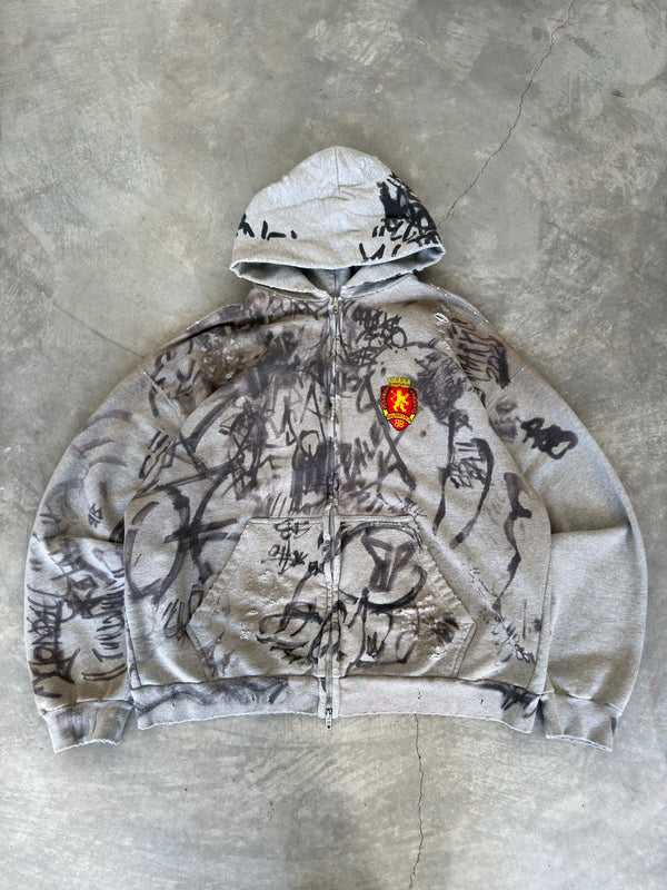 Balenciaga SS23 grey skater hoodie
