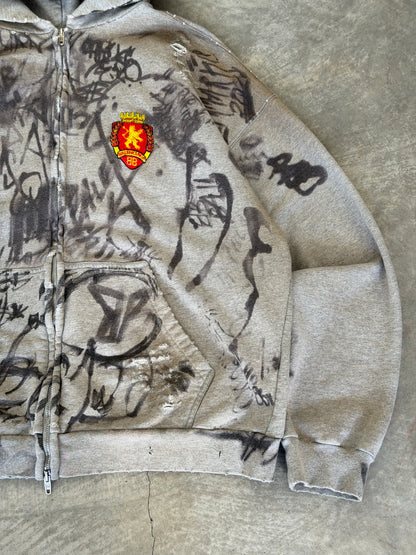 Balenciaga SS23 grey skater hoodie