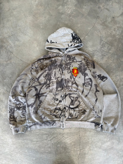 Balenciaga SS23 grey skater hoodie