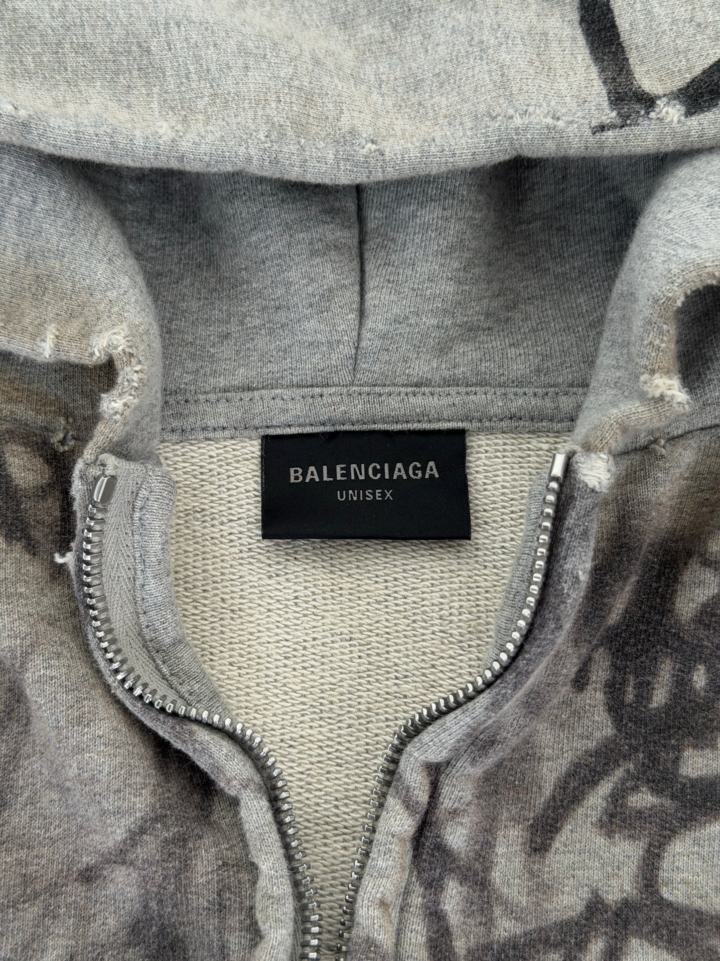 Balenciaga SS23 grey skater hoodie
