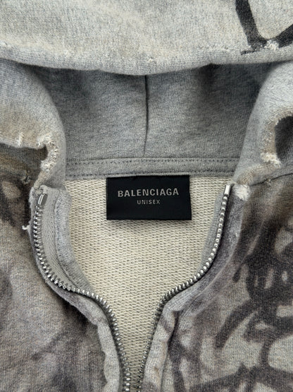Balenciaga SS23 grey skater hoodie