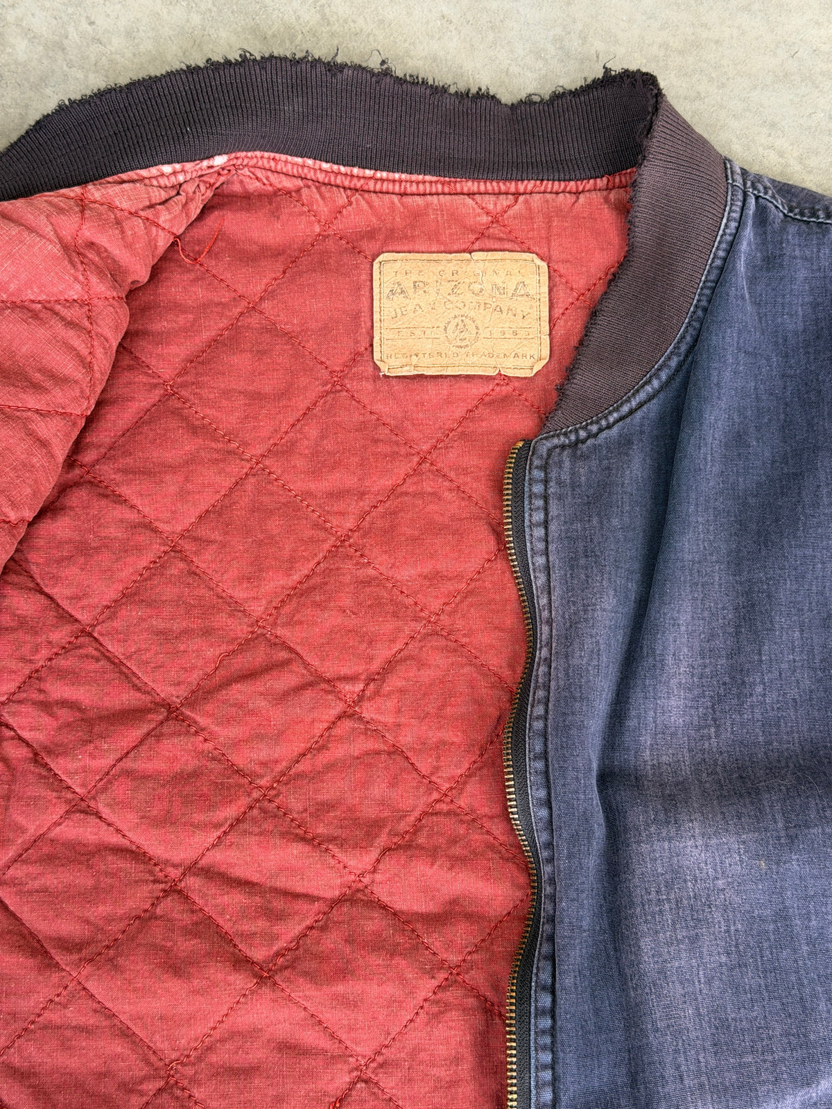 faded Arizona vest