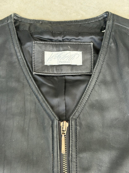vintage leather sluty vest
