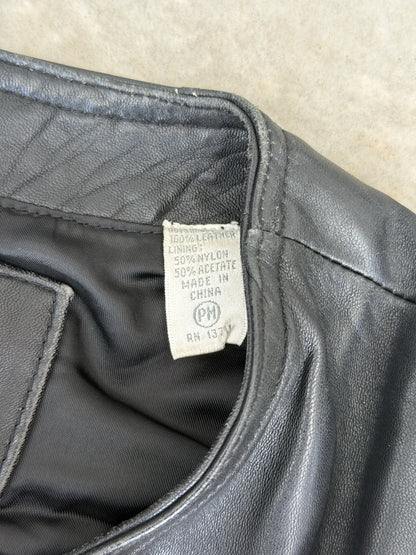 vintage leather sluty vest