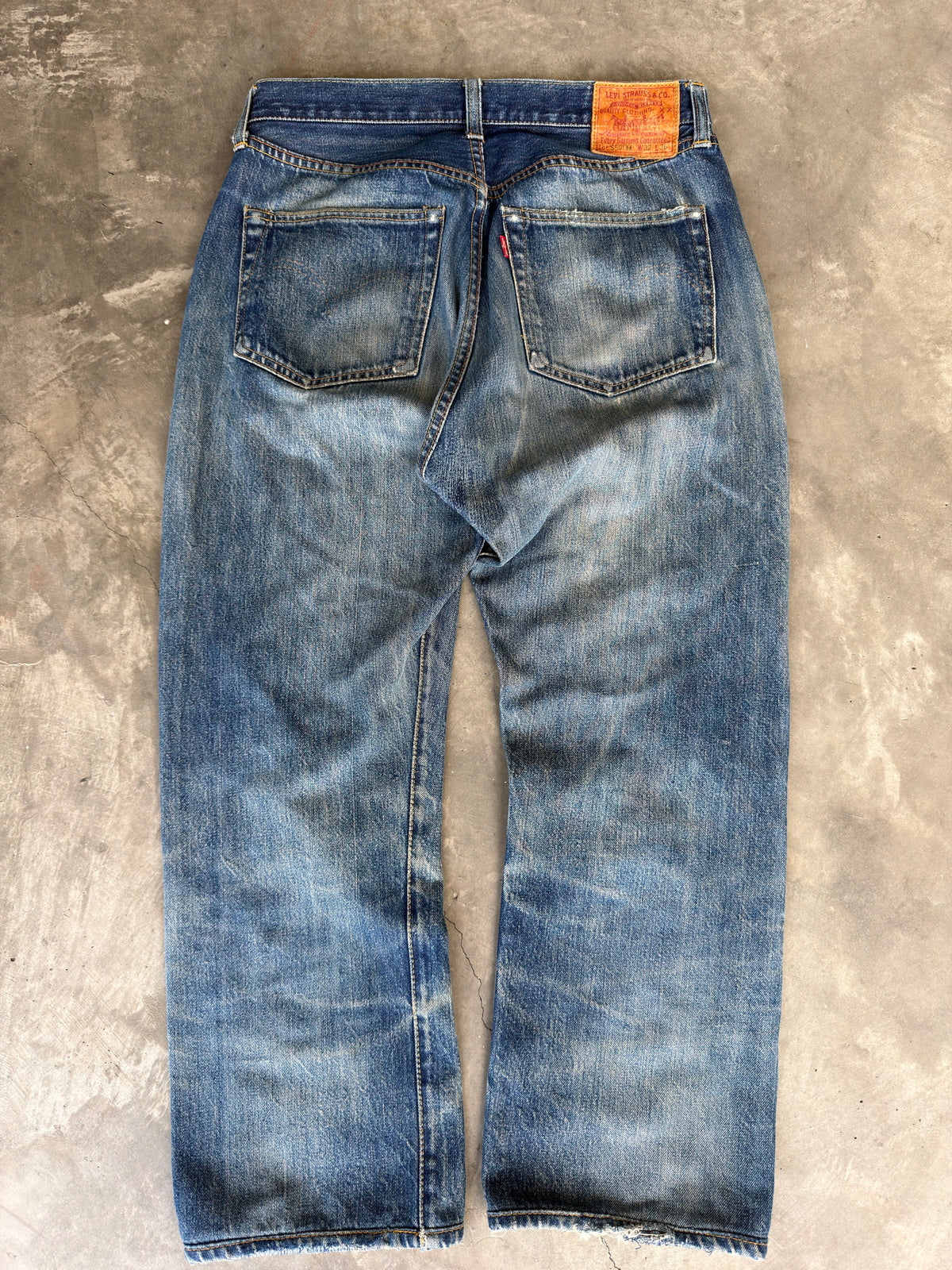 2000 (LVC) levis vintage clothing selvedge 501xx denim