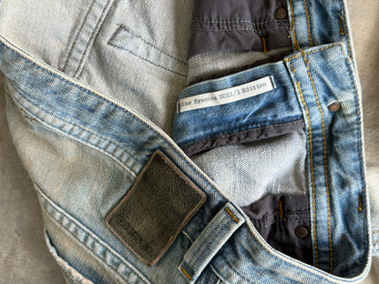 vintage sand wash diesel jeans