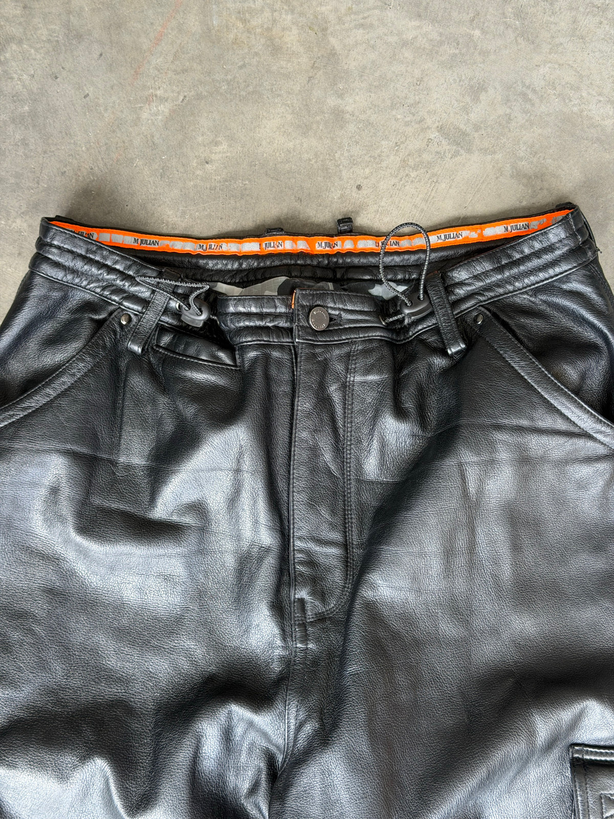 Wilsons M. Julian cargo leather pant